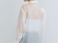 Блузка из органзы, Белый