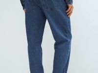 Свободные джинсы Bow, Синий