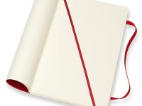 Записная книжка нелинованная Moleskine "Classic Soft" 130х210 мм 192 стр мягкая обложка, красный