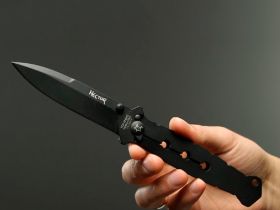 Складной нож Fox Hector, сталь N690, рукоять нержавеющая сталь, чёрный