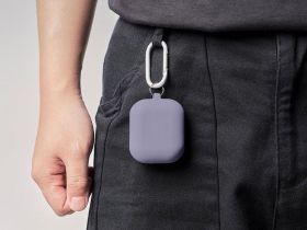 Чехол Elago Silicone Hang для Galaxy Buds 3/3 Pro, силикон черный