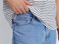 Джинсы straight fit мужские