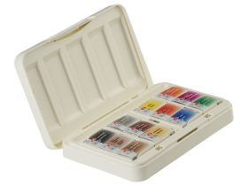 Набор акварели "Белые Ночи" Анималистика, 12 шт х 2,5 мл, палитра, пластик