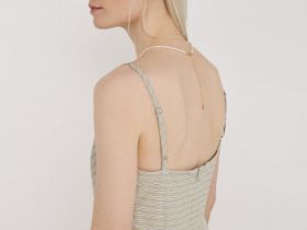 Сарафан из хлопка, Зеленый