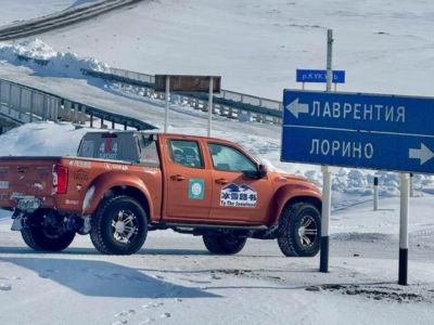 Автопутешественники проехали из Якутска до мыса Дежнева