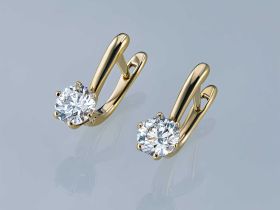 Серьги из желтого золота э0312сг04184100