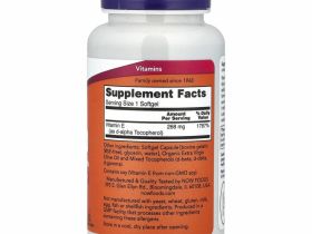 NOW Foods, E-400 со смешанными токоферолами, 268 мг (400 МЕ), 100 мягких таблеток