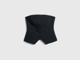 Топ-корсет, Черный