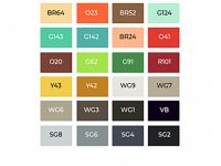 Набор маркеров Sketchmarker Brush 24 Industrial Desing - Промышленный дизайн (24 маркеров+сумка)