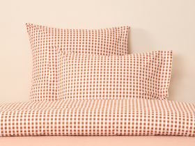 Постельное белье полукомплект Vichy, терракота