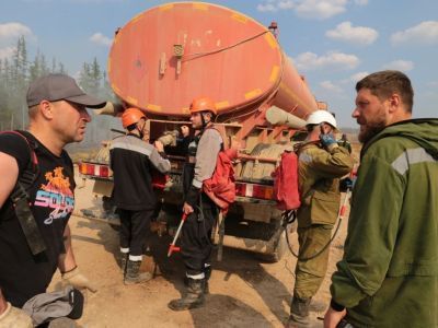 Пожар у Маччобы контролируется уверенно