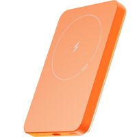 Портативное зарядное устройство VLP LITE Power Snap Qi / MagSafe 5000 мАч Оранжевое