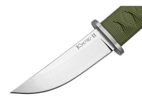 Нож с фиксированным клинком Cold Steel Kyoto II, сталь 8Cr13MoV, рукоять кратон, оливковый