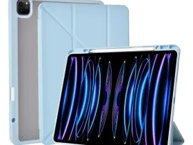 Чехол-книжка WIWU Defender Protective Case для Apple iPad Air 10.9/Air 11 (полиуретан с подставкой) (голубой)