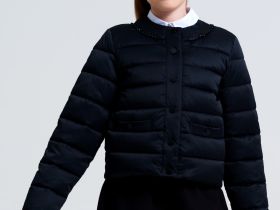 Куртка текстильная с полиуретановым покрытием для девочек