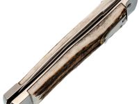 Выкидной нож Mikov Predator, сталь 420, рукоять рог оленя