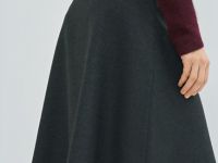 Асимметричная юбка, Серый