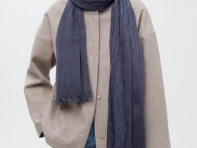 Палантин с добавлением хлопка