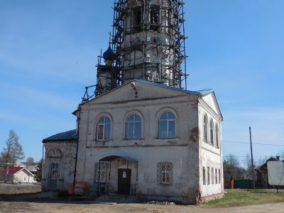 церковь Тихвинской Богоматери с колокольней