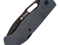 Складной нож Ute 440C BW, серая G10, Kizlyar Supreme