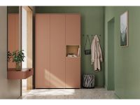 Распашной шкаф Висмар 3-153x240 Терракотовый