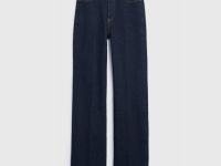 Джинсы клёш с высокой посадкой, Синий