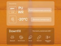 Утепленная куртка с капюшоном