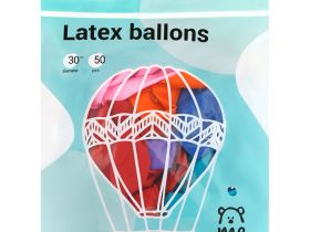 Набор воздушных шаров MESHU "Sweet day" М12/30 см, 50 шт, пастель, ассорти