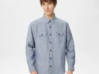 Мужская рубашка Lacoste из хлопка