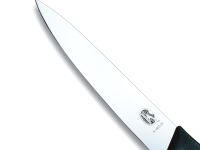 Поварской кухонный шеф нож Victorinox 22 см, сталь X55CrMo14, рукоять полипропилен, черный