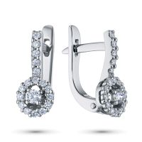 Серьги из белого золота э4712сг09180700