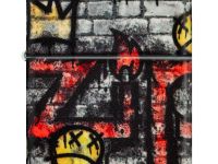 Зажигалка ZIPPO Graffiti King с покрытием 540 Matte, латунь/сталь, разноцветная, матовая, 38x13x57 мм