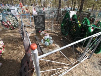 Могила Героя Советского Союза Н.С.Афанасьева (1910-1980 гг.)