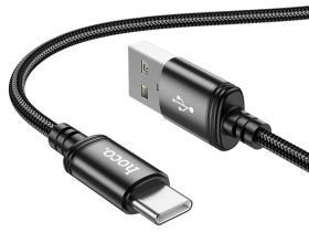 Кабель Hoco X91 Radiance (USB) на (Lightning) 300см 2.4A (черный)