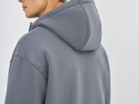 Утеплённая толстовка на молнии, Серый