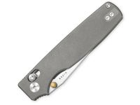 Складной нож Kizer Original 2, сталь S45VN, рукоять титан, серый