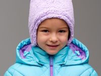 Шапка трикотажная для девочек