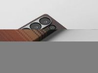 Чехол Pitaka Tactile Woven для Galaxy S25 Ultra кевлар коричневый