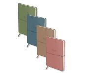 Ежедневник недатированный, кожзам OfficeSpace "Elastic band" A5 136 л, розовый