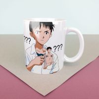 Кружка Neon Genesis Evangelion "Синдзи" 330 мл, (белая)
