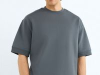 Футболка из плотного хлопка, Серый