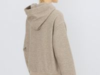 Утеплённая толстовка на молнии, Бежевый