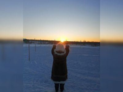 Жители якутского села Кюсюр отметили праздник встречи Солнца 
