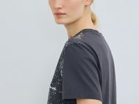 Футболка с принтом, Серый