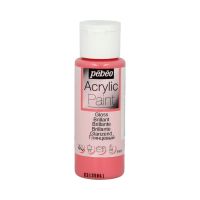 Акрил для декора Pebeo "Acrylic Paint" 59 мл, глянцевый, розовый коралл