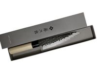 Нож Поварской Tojiro Hammered Finish, F-1114, сталь VG-10, чёрный, в картонной коробке