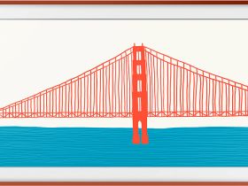 Дополнительная ТВ рамка Samsung для телевизоров 65" The Frame красный