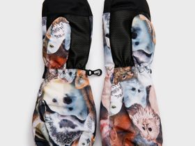 Краги текстильные для девочек