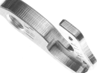 Держатель заднего переключателя &quot;петух&quot; Meta №185 фрезерованный (серебристый)