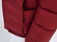 Пуховая стеганая куртка с капюшоном